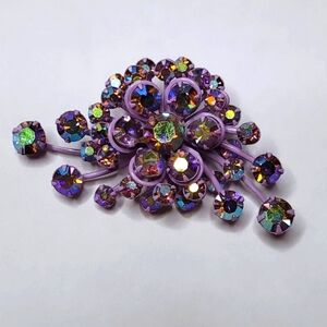 Vintage rhinestone brooch